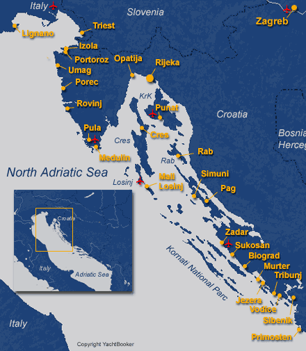 Yachtcharter Kroatien